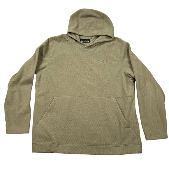Under Armour Other - Under Armour Coldgear Men's Olive Green Pullover Hoodie Sweatshirt Size XXL